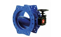 Ekoval - Model EKO1200 - Double Eccentric Flanged Butterfly Valve