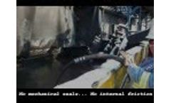 Fast Flow Pumping on Location at a Gas Well - Video