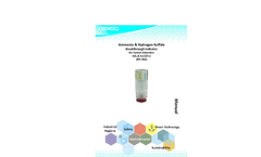 Ammonia & Hydrogen Sulfide Breakthrough Indicator For Carbon Absorbers Manual