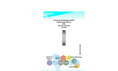 Ammonia & Hydrogen Sulfide Breakthrough Indicator Inline Manual