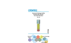 Ammonia & Hydrogen Sulfide Breakthrough Indicator For Carbon Absorbers Manual