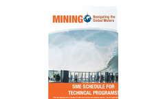 SME Schedule for Techincal Programs Brochure