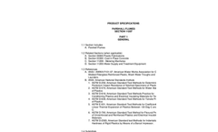 NSF - 61 - Parshall Flumes Brochure