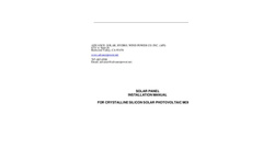 API - Model 330 - 370 WATT - 72 Cell Mono-Crystalline PV Modules -  Brochure