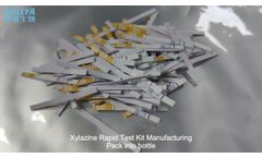 Xylazine Rapid Test Kit Manufacturing Lateral Flow Test Strip Manufacturing -Xylazin Test Kit-BALLYA - Video