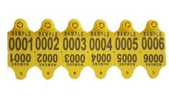 Karetag - Model KRT-KBP 200 - Ear Tags for Sheep Goat Pig and Dog with Plastic Headed
