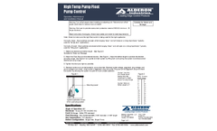 High Temp Pump Float Pump Control Manual