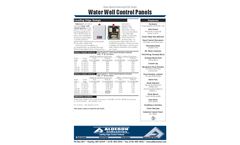 Water Well Control Panels Datasheet