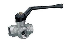 Model 133 - 3-Way Threaded Ball Valve