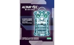 MSA ALTAIR - 4X Mining Multigas Detector - Datasheet