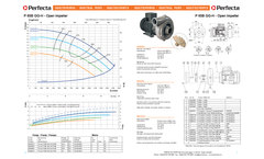 Perfecta - Model P 65B GG-H - Open Impeller Pumps  Brochure