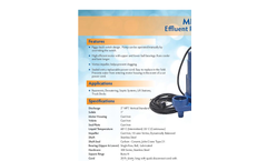 Milwaukee - Model MP-E5 - Effluent Pump  - Brochure