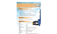Milwaukee - Model MP-S5 - Effluent Pump - Brochure
