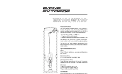 Model WH101 - Versatile Grinder Pump Station Datasheet