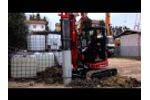 Mini Piling Rig TES CAR CF2 Video