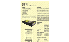 North-Protection - Model SC-100 IEPE - Sensor Checker - Brochure