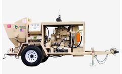 Blastcrete - Model X-10 - Ultra-High Pressure Swing Tube Piston Shotcrete Pump