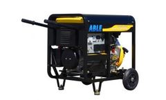 Able - Model KP6BR1OPEN - 6KVA 240V Open Frame Single Phase Diesel Portable Genset