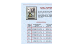 Excell - Model 6000 BPS Series - Emulsion Polymer Feeder - Brochure