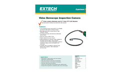 Extech - Model BR100 - Video Borescope Inspection Camera Brochure