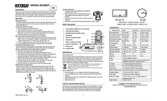 FLIR - Model 45168CP - Mini Thermo-Anemometer with Built-in Compass - Manual