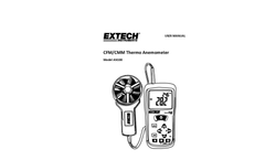 Extech - Model AN100 - CFM/CMM Mini Thermo-Anemometer