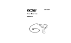 Extech - Model BR100 - Video Borescope Inspection Camera - Manual