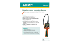 Extech - Model BR70 - Waterproof Video Borescope Inspection Camera - Datasheet