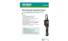 Extech - Model BR80 - Video Borescope Inspection Camera - Datasheet