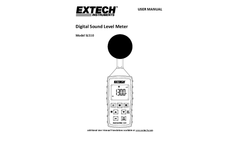 Extech - Model SL510 - Sound Level Meter - Manual
