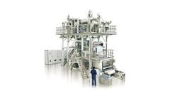 Model RBMX 5-8 Layers - Plastic Extrusion - Coextrusion Water Quench Blown Film Line