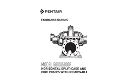 Split Case Electric Drive Fire Pump- Brochure