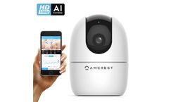 Amcrest SmartHome - Model ASH21-W - AI Human Detection WiFi Camera Pan/Tilt
