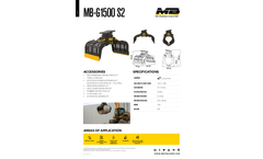 MB Crusher MB-G1500 S2 Demolition and Sorting Grapple - Brochure