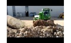 MB Crusher Bucket on a Merlo Telehandler Video