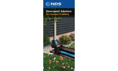 NDS - Model 900DSG - 9" Downspout Defender - Brochure