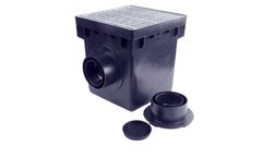 NDS - Model 900MTLKIT - 9" x 9" Catch Basin Kit with Metal Grate