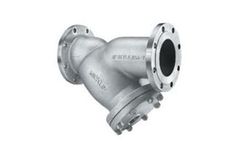 Model YSSF-050 - 50mm 316 Stainless Steel Flanged Y Strainer ANSI 150 Flange 180deg C