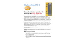 SkyScan - Model P5-3 - Lightning Detector  - Brochure