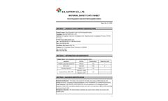 SkyScan - Model Storm Pro 2 - Lightning Detector - Safety Data Sheet
