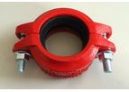 Model LD 16 PC 11 - ASTM A536 Grooved Coupling, 80MM, Epoxy Painting