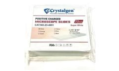 Crystalgen - Model 23-495102 - Charged Microscope Slide
