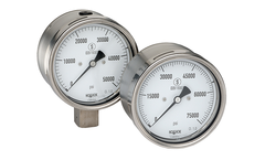 Noshok - Model 402/502 Series - Dry & Liquid Filled All Stainless Steel Extreme High Pressure Gauges