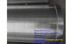 FY-XL - Model 031 - Water Well Wedge Wire Screen