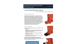 Precision Machinery Systems Auto Pak Gobbler Series - Brochure