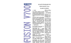 Isofusion - Model V700 - Glass Fused-to-Steel Tank Brochure