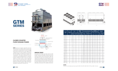 Sanjiu - Model GTM Series - Counter Flow Closed Water Cooling Tower Brochure