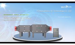 Smoke filter for textile ram stenter 