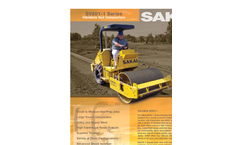 Sakai  - SV201-1 Series - Vibratory  Soil Compacts - Brochrue