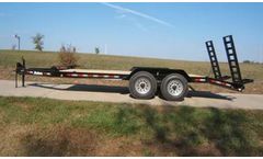 Model VBCBH - Heavy Duty Skid Steer Trailer - 6-Ton Capacity